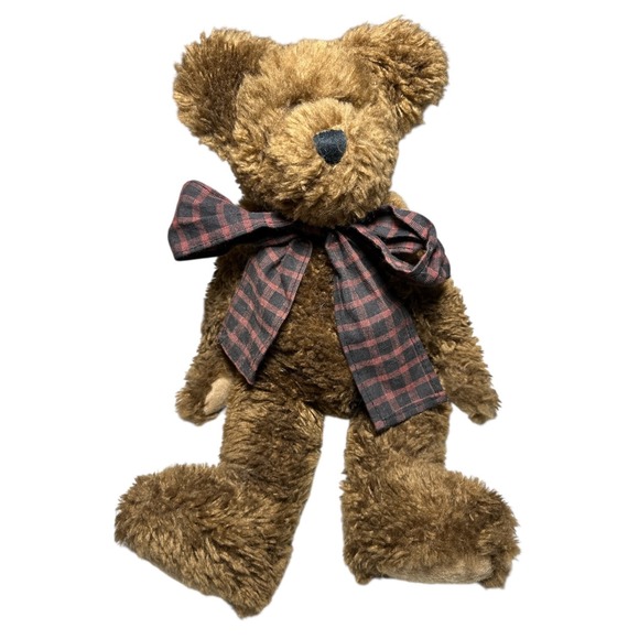 Vintage 1999 Boyd's Bear BURKE Collectable 14" Plush Jointed Teddy Bear RETIRED - Picture 1 of 5